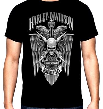 Harley Davidson, 3, Харлей Дейвидсън, рокерска мъжка тениска, 100% памук, S до 5XL